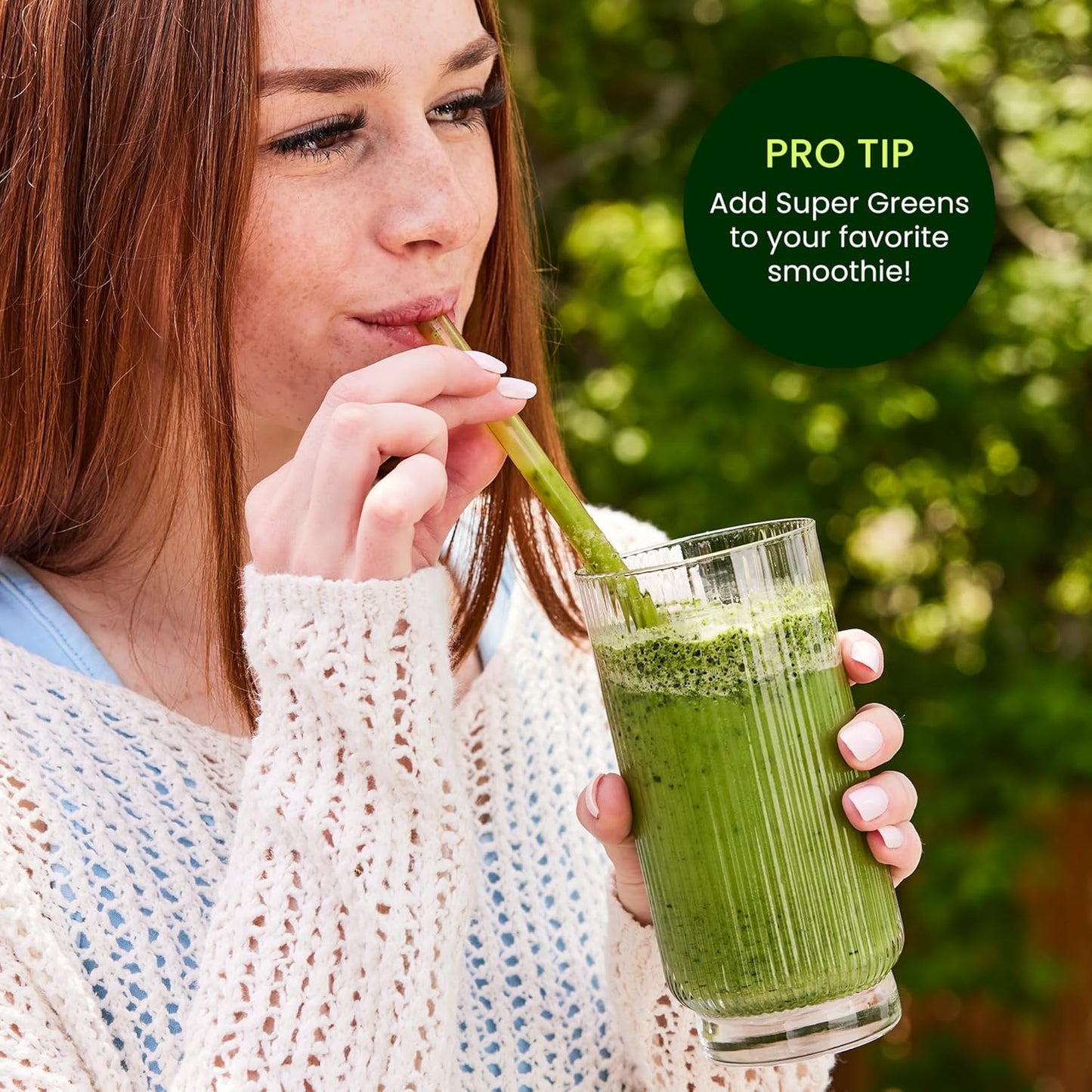 Super Greens: all-natural greens powder for daily health
