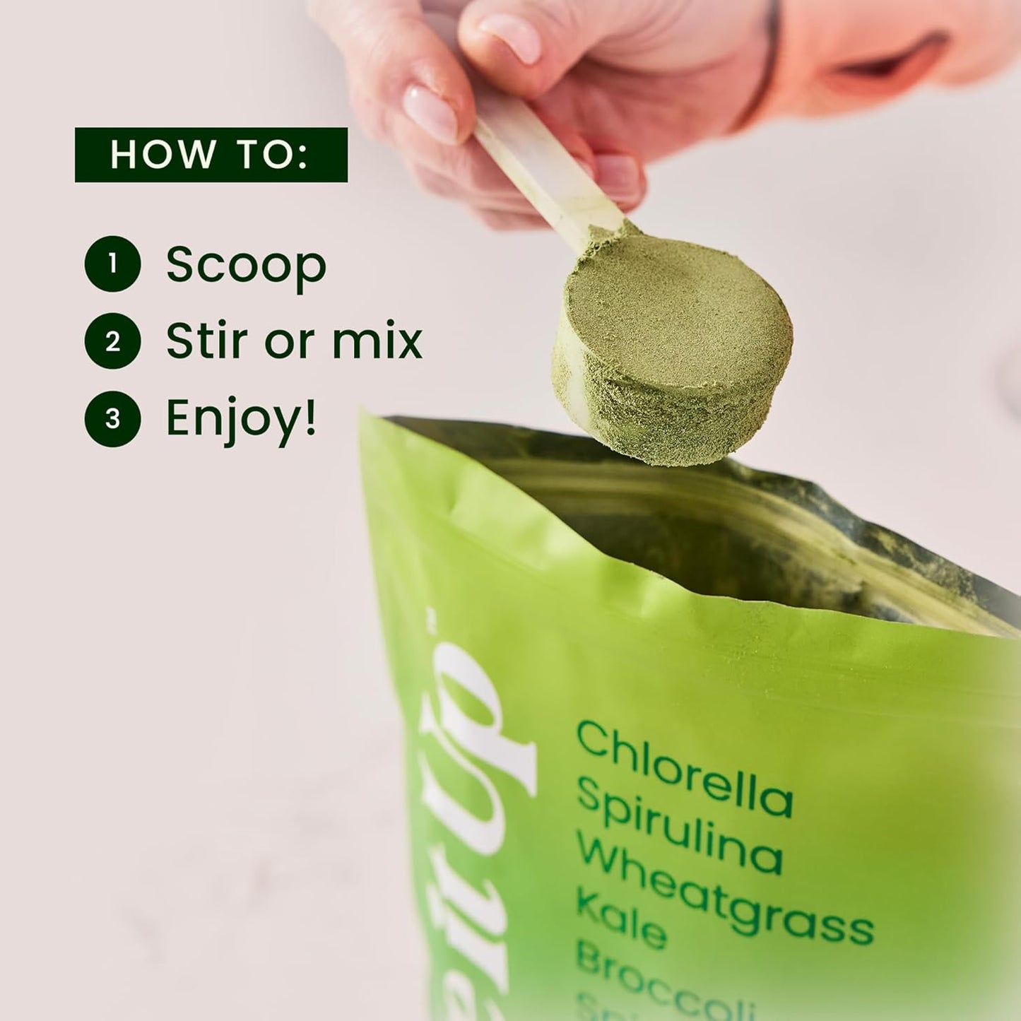 Super Greens: all-natural greens powder for daily health