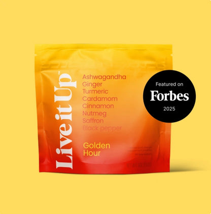 Golden Hour: relaxing golden milk latte with ashwagandha