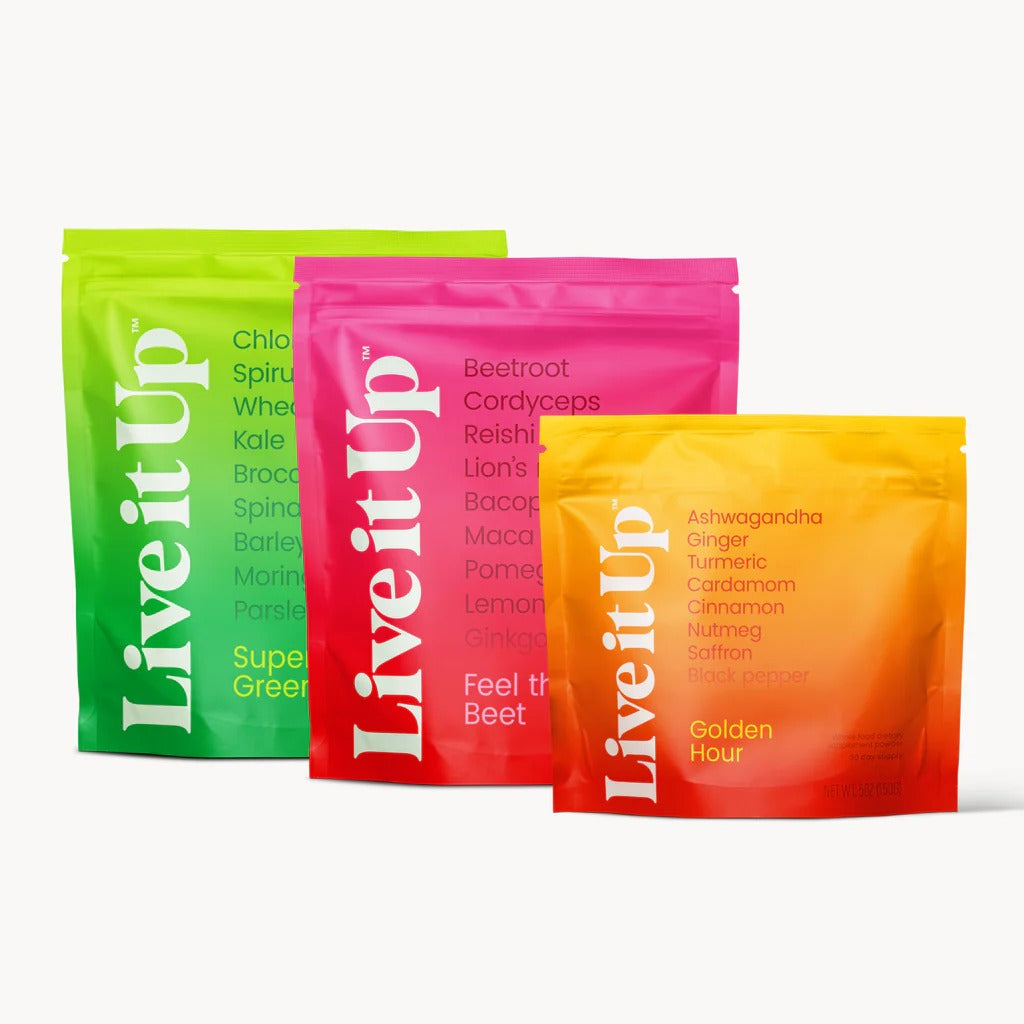 Time to Live it Up: Super Greens + Feel the Beet + Golden Hour